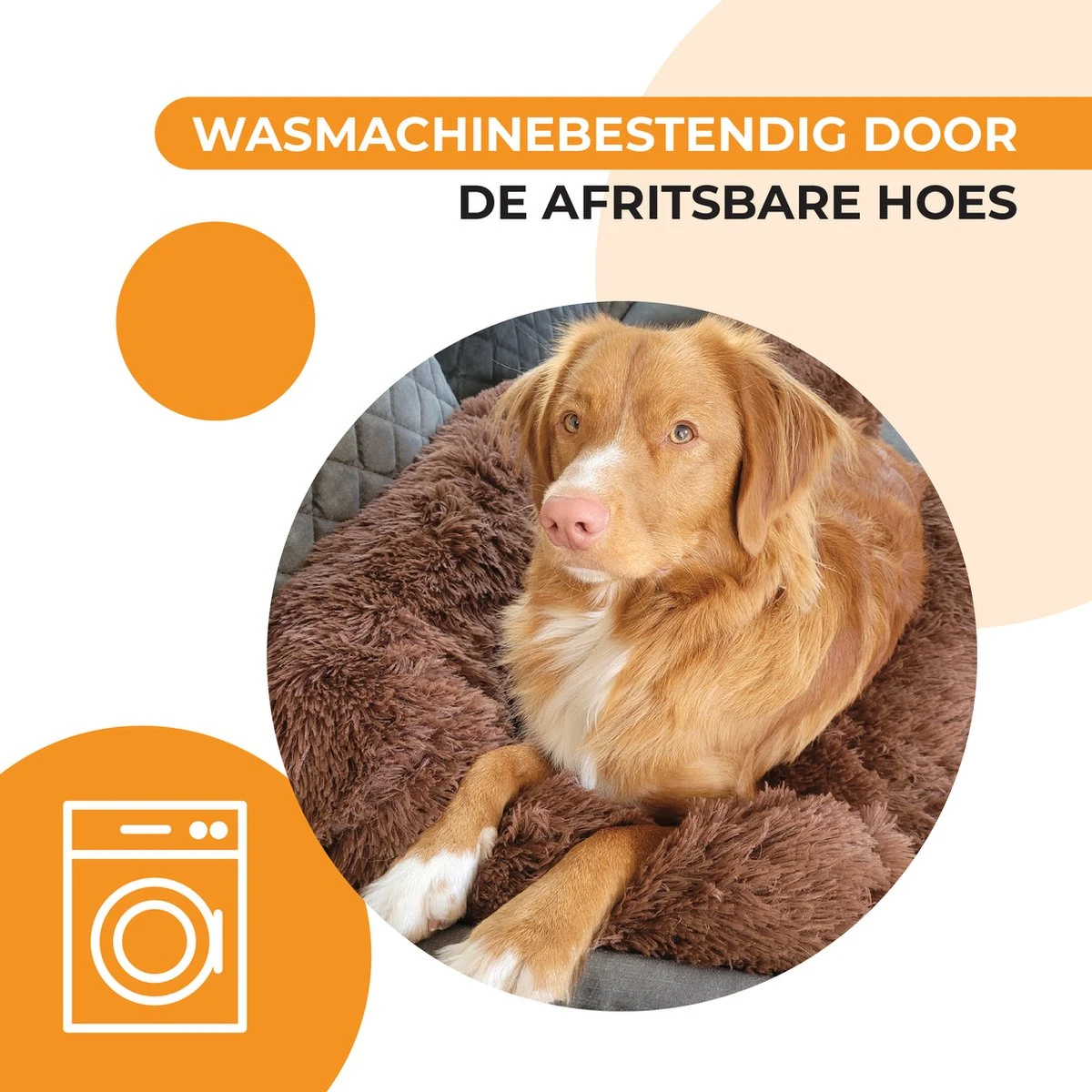 Origineel Hondendeken Voor Bank– Hondenkleed Fluffy – Pluche Hondenbed - Hondenmand Premium - Volledig Afritsbaar 5 Origineel Hondendeken Voor Bank– Hondenkleed Fluffy – Pluche Hondenbed - Hondenmand Premium - Volledig Afritsbaar - Afbeelding 5