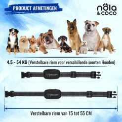 Nola & Coco® Oplaadbare Anti Blafband - 4 Kleuren - Zonder Schok - Waterdichte Diervriendelijke Blaf Halsband - Opvoedingshalsband - Voor Grote En Kleine Honden - Lichte Vibratie En Geluid - 3 Tot 60kg 9 Nola & Coco® Oplaadbare Anti Blafband - 4 Kleuren - Zonder Schok - Waterdichte Diervriendelijke Blaf Halsband - Opvoedingshalsband - Voor Grote En Kleine Honden - Lichte Vibratie En Geluid - 3 Tot 60kg -Huisdierbenodigdheden Serie 1200x1200 342