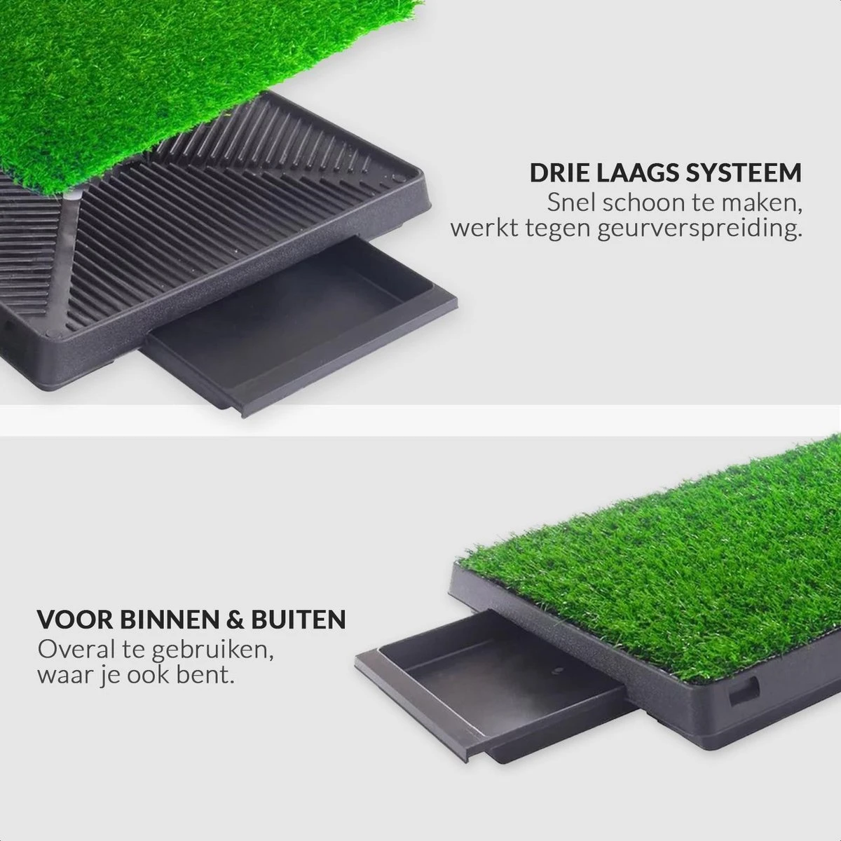 Merkloos Hondentoilet Kunstgras Met Bak - Indoor Dierentoilet - Uitneembare Opvangbak - Puppy Training Pets - Outdoor/Balkon/Tuin/Indoor Toilet - 50x64 Cm 3 Merkloos Hondentoilet Kunstgras Met Bak - Indoor Dierentoilet - Uitneembare Opvangbak - Puppy Training Pets - Outdoor/Balkon/Tuin/Indoor Toilet - 50x64 Cm - Afbeelding 3