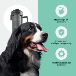 Château Animaux® - Tot 180cm Breed Traphekje Oprolbaar Hond - Stijlvolle Oplossing - Dieren Hek - Honden Hek -Huisdierbenodigdheden Serie 1200x1200 364