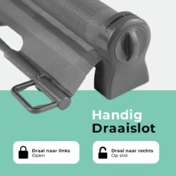 Château Animaux® - Tot 180cm Breed Traphekje Oprolbaar Hond - Stijlvolle Oplossing - Dieren Hek - Honden Hek -Huisdierbenodigdheden Serie 1200x1200 365