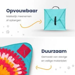 Snuffelmat 70x70cm Inclusief Rubberen Massage Bal & E-book - Speelmat Hond - Denkspel Hond - Puppy Speelgoed - Anti Schrok Mat - Honden Snoepjes - Cadeau Tip 10 Snuffelmat 70x70cm Inclusief Rubberen Massage Bal & E-book - Speelmat Hond - Denkspel Hond - Puppy Speelgoed - Anti Schrok Mat - Honden Snoepjes - Cadeau Tip -Huisdierbenodigdheden Serie 1200x1200 387