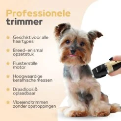 Woodoro Professionele 2-in-1 Hondentondeuse Voor Dikke Vacht – Draadloze Honden Tondeuse & Hondentrimmer – Stille Tondeuse Katten & Honden Trimset -Huisdierbenodigdheden Serie 1200x1200 40