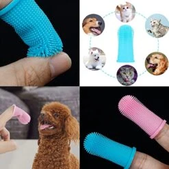 Doodadeals® 4 Stuks Siliconen Honden Tandenborstel - Tanden Borstel Hond - Silicone Dog Tootbrush - Multikleur -Huisdierbenodigdheden Serie 1200x1200 425