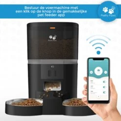 Pretty Paws QQ003 - Wifi Voermachine - Dubbele Voerbakjes - Zwart - Kat - 6L 14 Pretty Paws QQ003 - Wifi Voermachine - Dubbele Voerbakjes - Zwart - Kat - 6L -Huisdierbenodigdheden Serie 1200x1200 439
