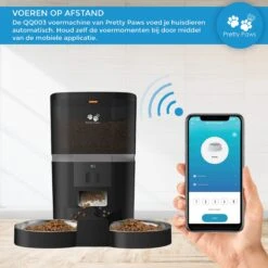 Pretty Paws QQ003 - Wifi Voermachine - Dubbele Voerbakjes - Zwart - Kat - 6L 19 Pretty Paws QQ003 - Wifi Voermachine - Dubbele Voerbakjes - Zwart - Kat - 6L -Huisdierbenodigdheden Serie 1200x1200 443
