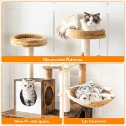 Signature Home Lola Krabpaal Met Kattenbak - Kattenbak Hangmat Mand Katten Huis - Kattenhuis Met Deur En Slot - Krabpalen Katten Huis - Kattenbakmeubel Verborgen - Alles-in-één Kattenspeelgoed Met Kattenhuis - Bruin - 70cm X 132cm X 48cm 20 Signature Home Lola Krabpaal Met Kattenbak - Kattenbak Hangmat Mand Katten Huis - Kattenhuis Met Deur En Slot - Krabpalen Katten Huis - Kattenbakmeubel Verborgen - Alles-in-één Kattenspeelgoed Met Kattenhuis - Bruin - 70cm X 132cm X 48cm -Huisdierbenodigdheden Serie 1200x1200 469