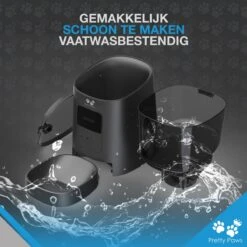 Pretty Paws PP005 Wifi Voerautomaat Zwart - Automatische Voerbak - Slimme Voerautomaat Met App - Instelbaar Voedingsschema - WIFI -Huisdierbenodigdheden Serie 1200x1200 496