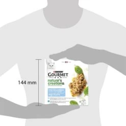 Gourmet Nature's Creations - Kattenvoer Natvoer - Zeevis - 48 X 85 Gr -Huisdierbenodigdheden Serie 1200x1200 518