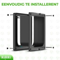 Rirri Kattenluik Met Tunnel - 4 Vergrendelingsstanden - Weersbestendig - Binnen En Buiten - Maat M - Zwart - 19 X 20 Cm 10 Rirri Kattenluik Met Tunnel - 4 Vergrendelingsstanden - Weersbestendig - Binnen En Buiten - Maat M - Zwart - 19 X 20 Cm -Huisdierbenodigdheden Serie 1200x1200 524