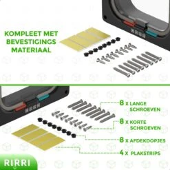 Rirri Kattenluik Met Tunnel - 4 Vergrendelingsstanden - Weersbestendig - Binnen En Buiten - Maat M - Zwart - 19 X 20 Cm 12 Rirri Kattenluik Met Tunnel - 4 Vergrendelingsstanden - Weersbestendig - Binnen En Buiten - Maat M - Zwart - 19 X 20 Cm -Huisdierbenodigdheden Serie 1200x1200 526