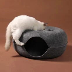 Merkloos A.K.A. Kattentunnel En Kattenmand In-1 – Kattenspeelgoed Speeltunnel Kattenhuis – Kattenhol Rond Kattenspeeltjes - Cat Cave Donut - Antraciet Vilt 14 Merkloos A.K.A. Kattentunnel En Kattenmand In-1 – Kattenspeelgoed Speeltunnel Kattenhuis – Kattenhol Rond Kattenspeeltjes - Cat Cave Donut - Antraciet Vilt -Huisdierbenodigdheden Serie 1200x1200 534