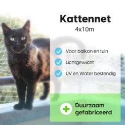 Kattennet Voor Balkon 4 X 10 M - Kattennet - Katten Gaas - Zwart 10 Kattennet Voor Balkon 4 X 10 M - Kattennet - Katten Gaas - Zwart -Huisdierbenodigdheden Serie 1200x1200 540