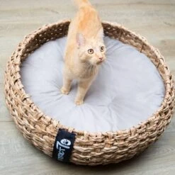 District 70 COCOON - Luxe Hondenmand Van Duurzaam Hoogwaardig Riet Met Zacht Kussen - Maten S/M/L - Large -Huisdierbenodigdheden Serie 1200x1200 57