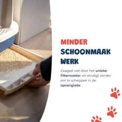 JC Pets Premium Kattenbak Systeem - Inclusief 2.5KG / 4L Kattenbakvulling - Zelfreinigend 17 JC Pets Premium Kattenbak Systeem - Inclusief 2.5KG / 4L Kattenbakvulling - Zelfreinigend -Huisdierbenodigdheden Serie 1200x1200 581