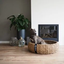 District 70 COCOON - Luxe Hondenmand Van Duurzaam Hoogwaardig Riet Met Zacht Kussen - Maten S/M/L - Large -Huisdierbenodigdheden Serie 1200x1200 59