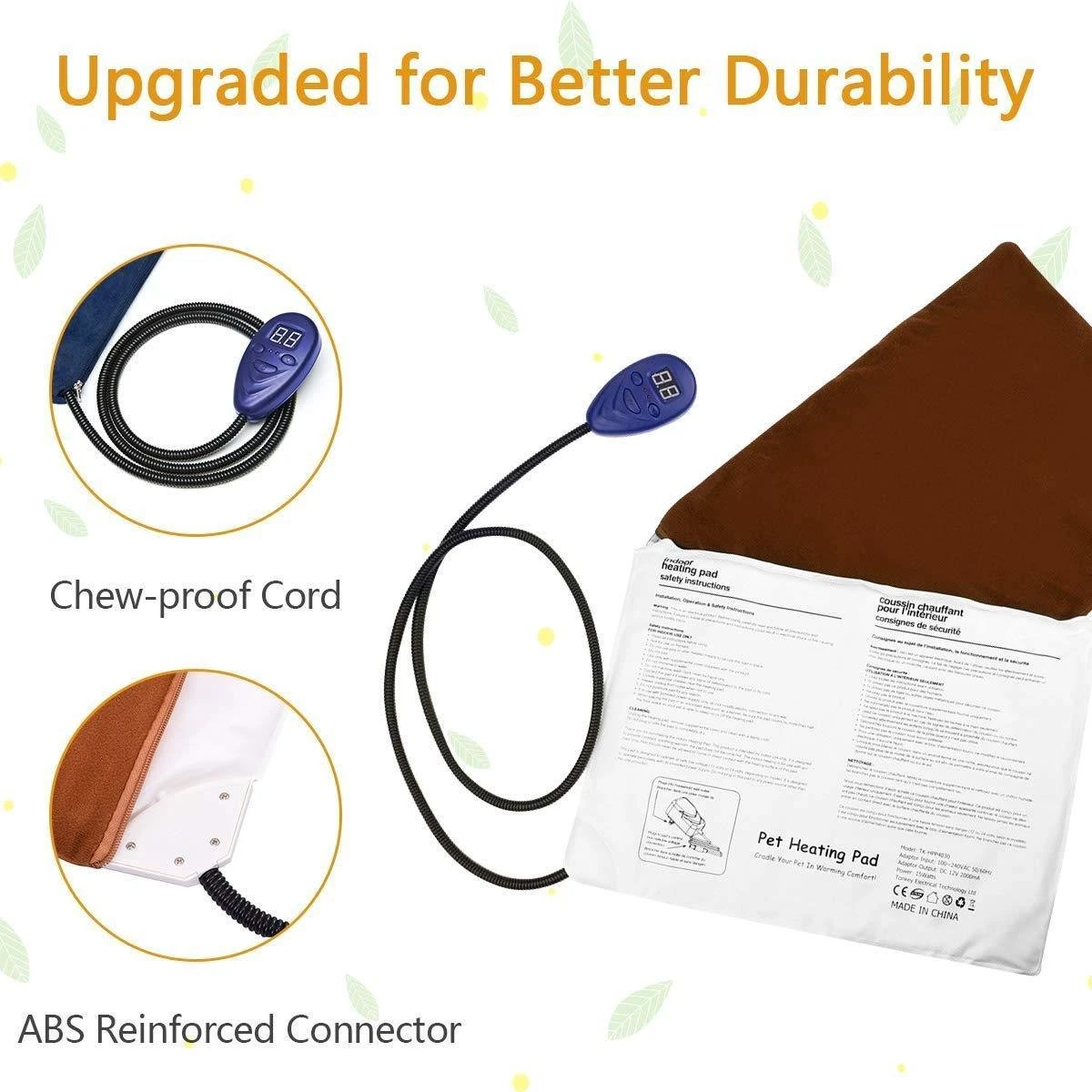 Warmtemat Voor Huisdieren 12V 65x40cm 5 Warmtemat Voor Huisdieren 12V 65x40cm - Afbeelding 5