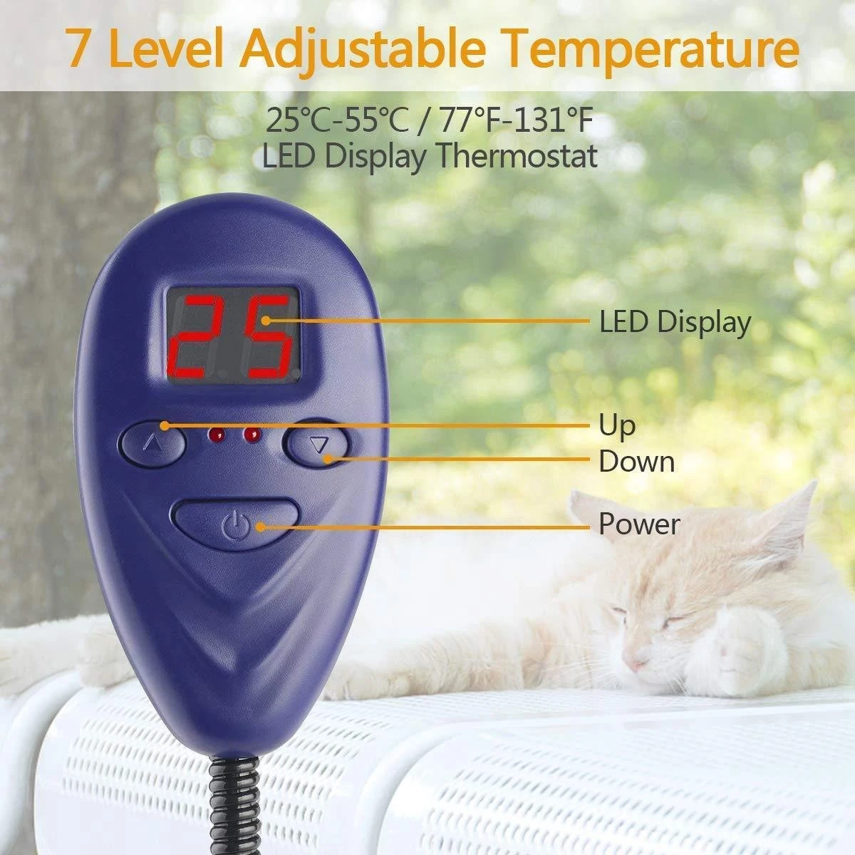 Warmtemat Voor Huisdieren 12V 65x40cm 9 Warmtemat Voor Huisdieren 12V 65x40cm - Afbeelding 9