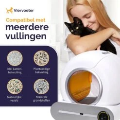 Viervoeter™ Kattenbak Zelfreinigend – Automatische Kattenbak – Zelfreinigende Kattenbak – Anti-geur – 53x58x55cm – Bedienen Via App – 65 Liter 11 Viervoeter™ Kattenbak Zelfreinigend – Automatische Kattenbak – Zelfreinigende Kattenbak – Anti-geur – 53x58x55cm – Bedienen Via App – 65 Liter -Huisdierbenodigdheden Serie 1200x1200 614