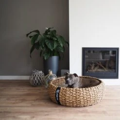 District 70 COCOON - Luxe Hondenmand Van Duurzaam Hoogwaardig Riet Met Zacht Kussen - Maten S/M/L - Large -Huisdierbenodigdheden Serie 1200x1200 62