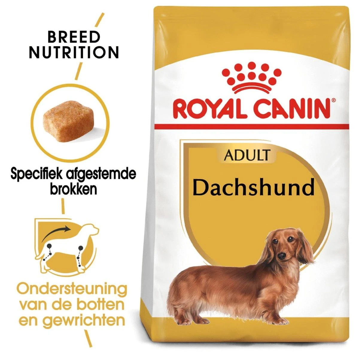 Royal Canin Dachshund/Teckel Adult 7.5 KG 2 Royal Canin Dachshund/Teckel Adult 7.5 KG - Afbeelding 2