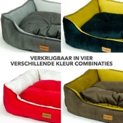 Primeplus Grote Hondenmand XL - Grijs - 100x80x20 CM - Orthopedische Hondenmanden - Hondenkussen -Huisdierbenodigdheden Serie 1200x1200 75