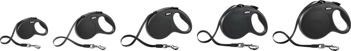 Flexi Rollijn New Classic Tape Large 8 M - Hondenriem - Zwart Tot 50kg 10 Flexi Rollijn New Classic Tape Large 8 M - Hondenriem - Zwart Tot 50kg - Afbeelding 10