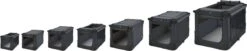 Maelson Soft Kennel - Robuuste Hondenbench Van Zacht Materiaal - Opvouwbare Kennel Met Stevig Stalen Binnenframe - Zwart/antraciet - XXS / XS / S / M / L / XL / XXL - 72 S -Huisdierbenodigdheden Serie 1200x246