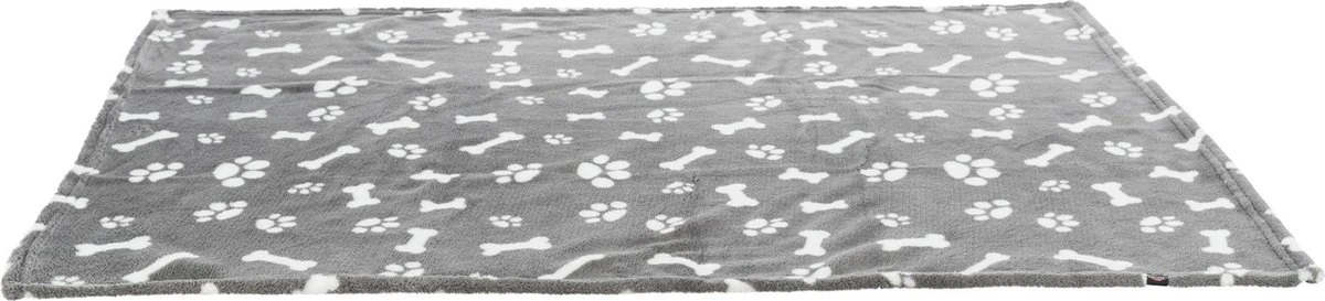 Trixie Hondendeken Kenny 75 X 50 Cm Fleece Grijs 3 Trixie Hondendeken Kenny 75 X 50 Cm Fleece Grijs - Afbeelding 3