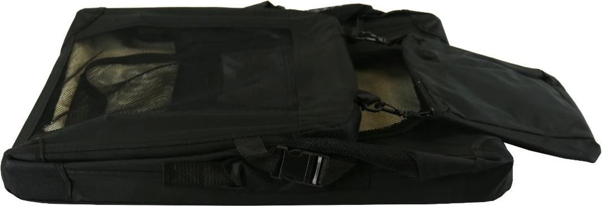 Topmast Reisbench Nylon Bench Stoffen Bench Zwart 120 X 79 X 79 Cm - Honden Boven 50 Kilo 4 Topmast Reisbench Nylon Bench Stoffen Bench Zwart 120 X 79 X 79 Cm - Honden Boven 50 Kilo - Afbeelding 4