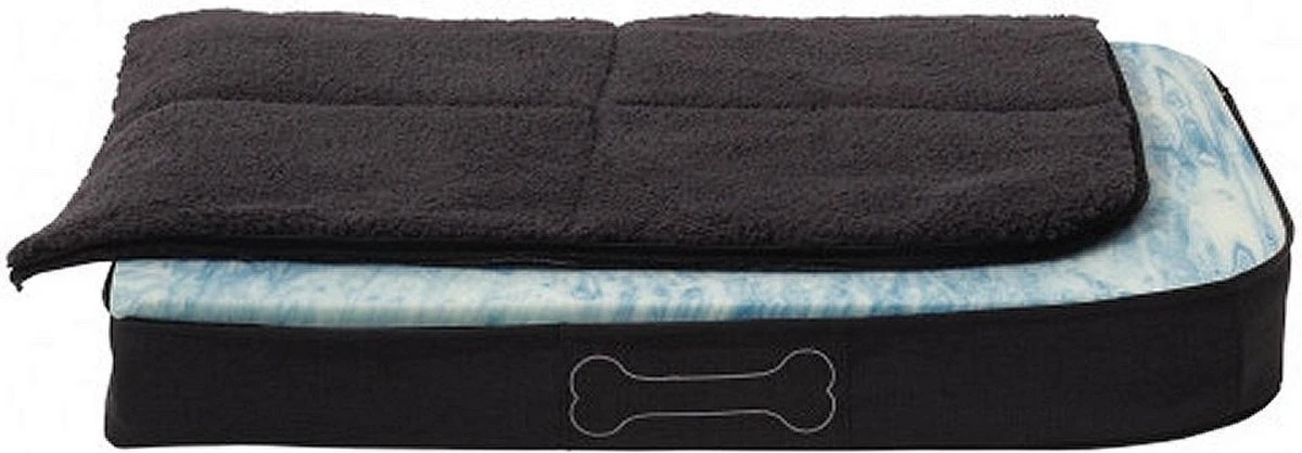 Sun Garden Pallina Orthopedisch Hondenkussen 120x80x27cm Antraciet/Grijs 6 Sun Garden Pallina Orthopedisch Hondenkussen 120x80x27cm Antraciet/Grijs - Afbeelding 6