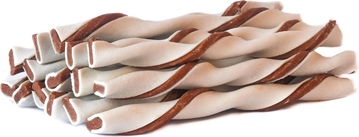 Kauwstaaf Kipwokkel 25cm 15 Stuks - Hondensnacks - Kauwsnacks - Kip - Hondenbot - Dental Stick 1 Kauwstaaf Kipwokkel 25cm 15 Stuks - Hondensnacks - Kauwsnacks - Kip - Hondenbot - Dental Stick