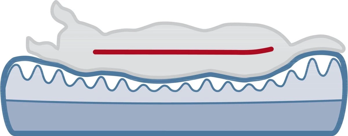 Trixie Vitaal Orthopedische Kussen Taupe/Lichtgrijs - 60 X 40 CM 5 Trixie Vitaal Orthopedische Kussen Taupe/Lichtgrijs - 60 X 40 CM - Afbeelding 5