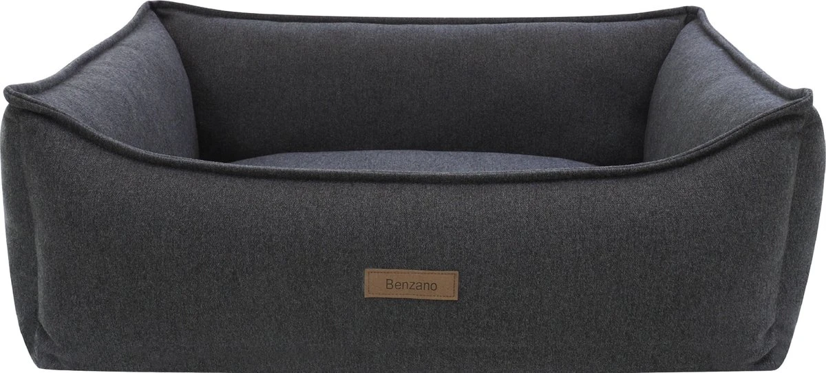 Benzano - Orthopedische Hondenmand - Wasmachine Wasbaar - Memory Foam - Donkergrijs - 100 CM 1 Benzano - Orthopedische Hondenmand - Wasmachine Wasbaar - Memory Foam - Donkergrijs - 100 CM