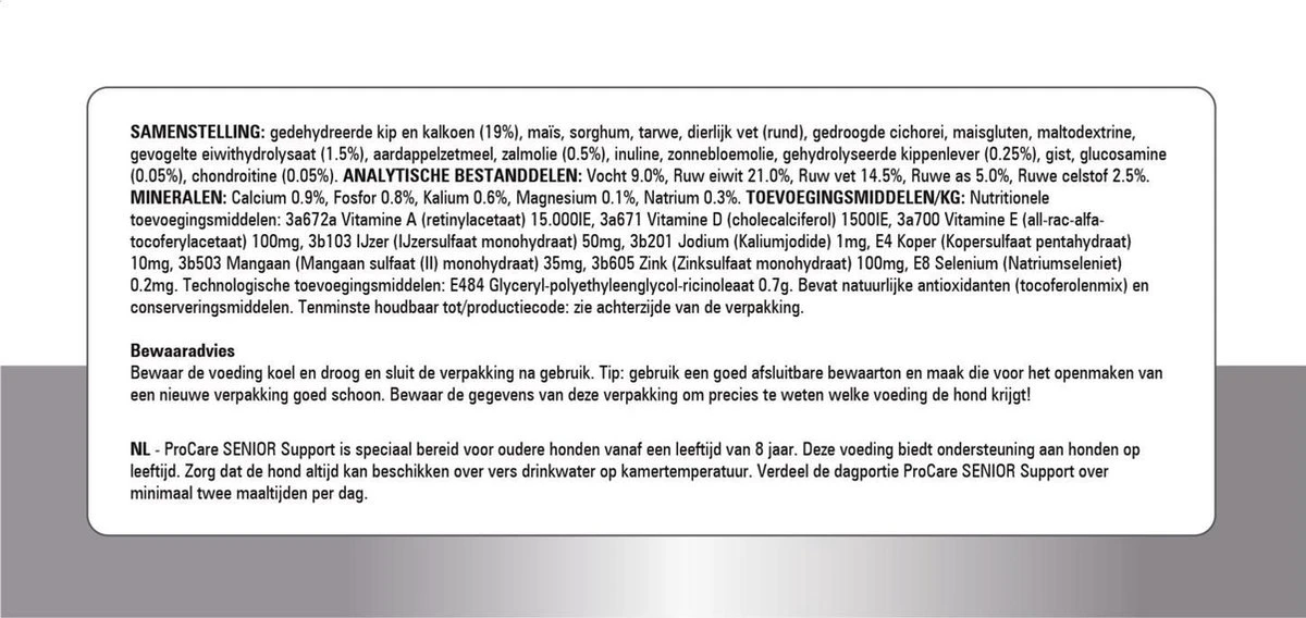 Prins Procare Senior - 15 KG 7 Prins Procare Senior - 15 KG - Afbeelding 7