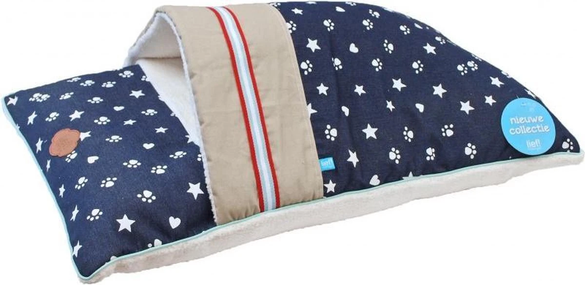 Lief! Kussen Met Slaapzak Unisex - Maat: 67 Cm (L) X 42 Cm (B) 3 Lief! Kussen Met Slaapzak Unisex - Maat: 67 Cm (L) X 42 Cm (B) - Afbeelding 3