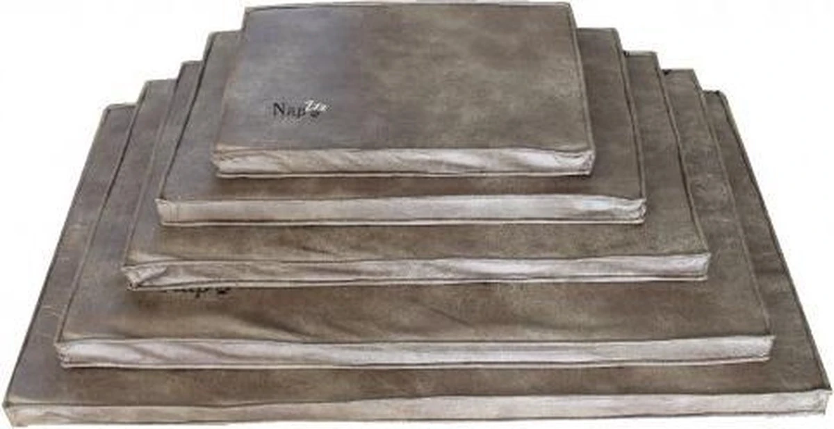 NapZZZ Benchkussen Lederlook Bruin Maat XL: 105 X 68 X 5 Cm 1 NapZZZ Benchkussen Lederlook Bruin Maat XL: 105 X 68 X 5 Cm