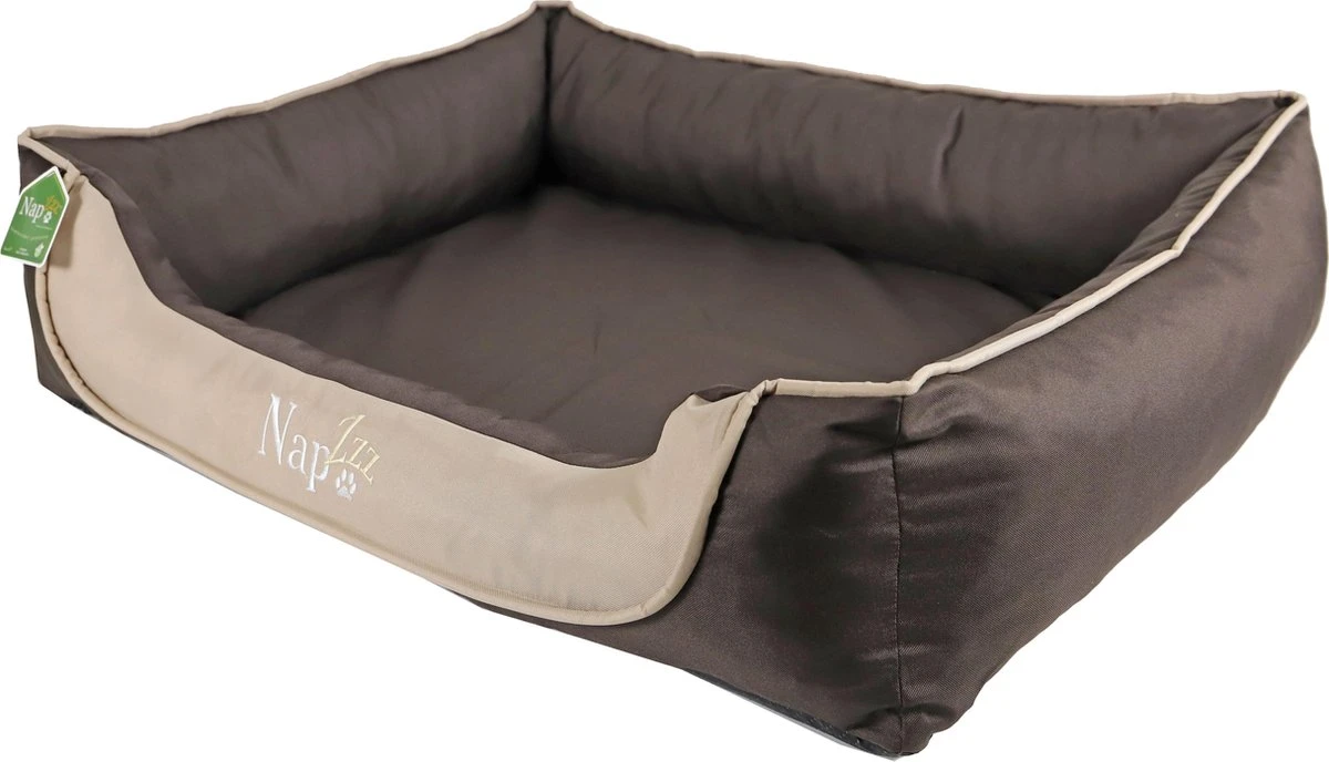 Nap'zzz Divan Waterproof Orthopedisch Duo Bruin/beige, 100x80 Cm 1 Nap'zzz Divan Waterproof Orthopedisch Duo Bruin/beige, 100x80 Cm