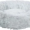 Snoozle Kattenmand - Zacht En Luxe Poezenmand - Kattenmandje Rond - Wasbaar - 60cm - Wolf Grey