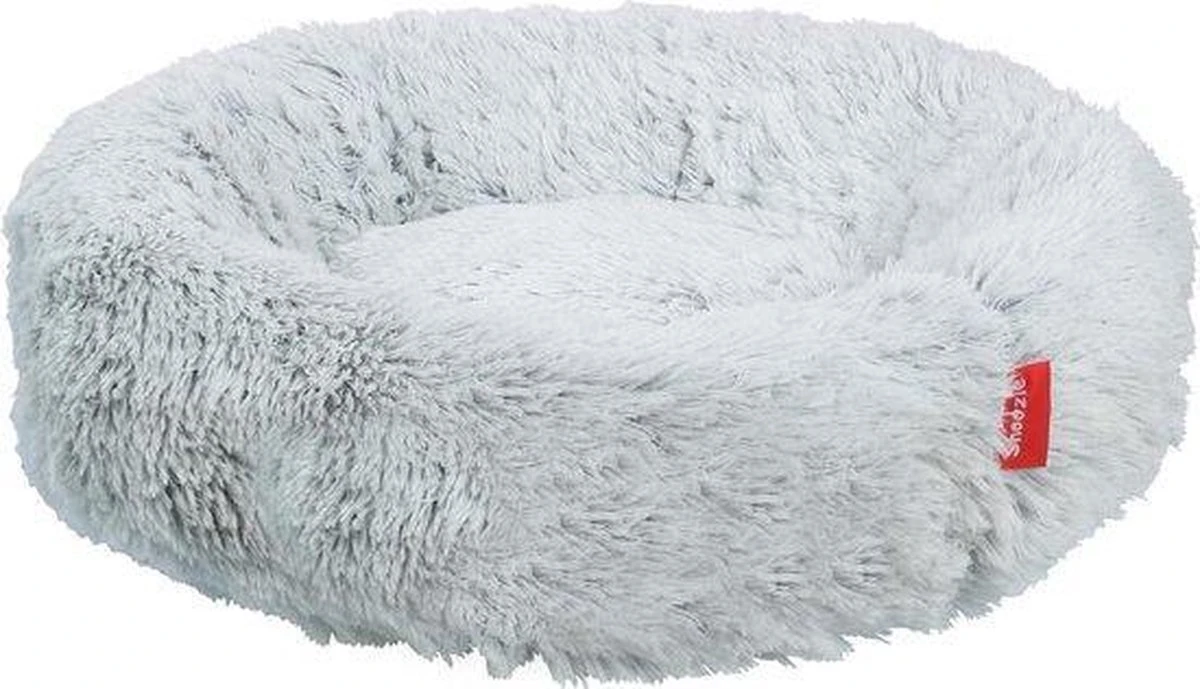 Snoozle Kattenmand - Zacht En Luxe Poezenmand - Kattenmandje Rond - Wasbaar - 60cm - Wolf Grey 1 Snoozle Kattenmand - Zacht En Luxe Poezenmand - Kattenmandje Rond - Wasbaar - 60cm - Wolf Grey