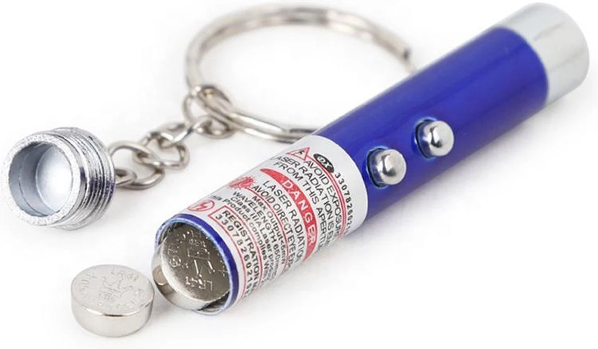 Merkloos 2 In 1 - Laserlampje Voor Katten - Kattenspeelgoed - + Mini Zaklamp 1 Merkloos 2 In 1 - Laserlampje Voor Katten - Kattenspeelgoed - + Mini Zaklamp