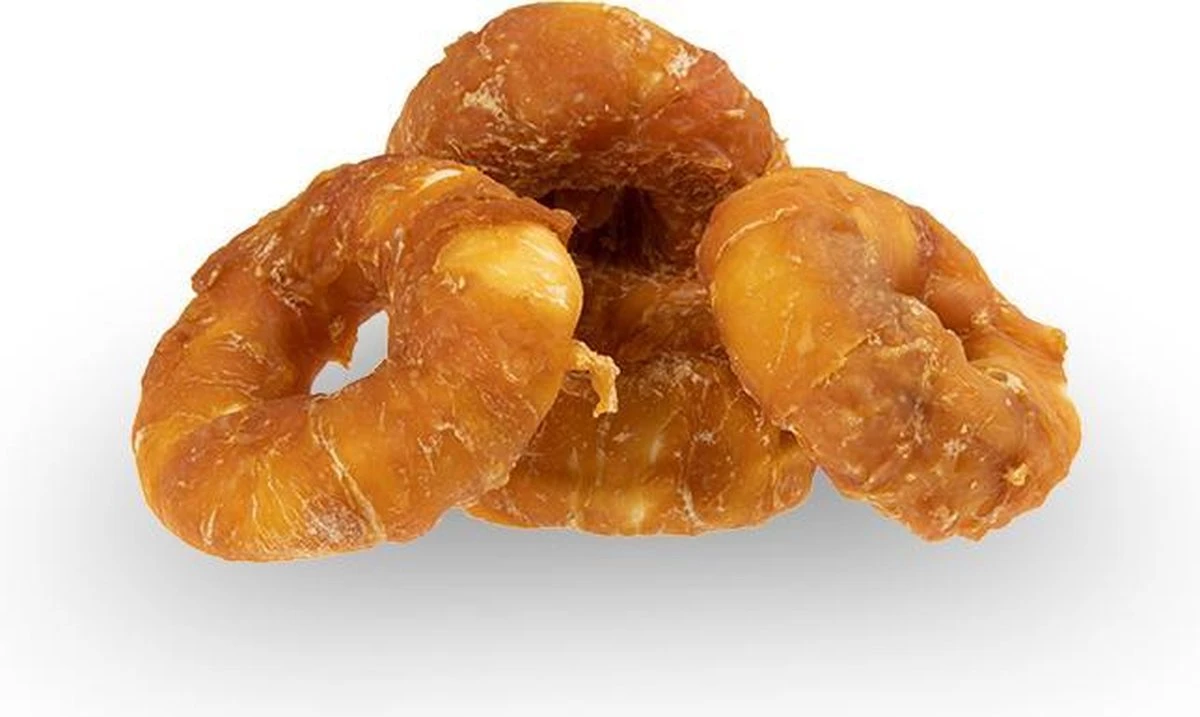 Petstyleliving Gepofte Ring Met Kip 7,5cm - 20 Stuks - Hondensnack 2 Petstyleliving Gepofte Ring Met Kip 7,5cm - 20 Stuks - Hondensnack - Afbeelding 2