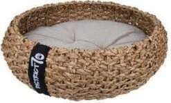 District 70 COCOON - Luxe Hondenmand Van Duurzaam Hoogwaardig Riet Met Zacht Kussen - Maten S/M/L - Large -Huisdierbenodigdheden Serie 1200x722