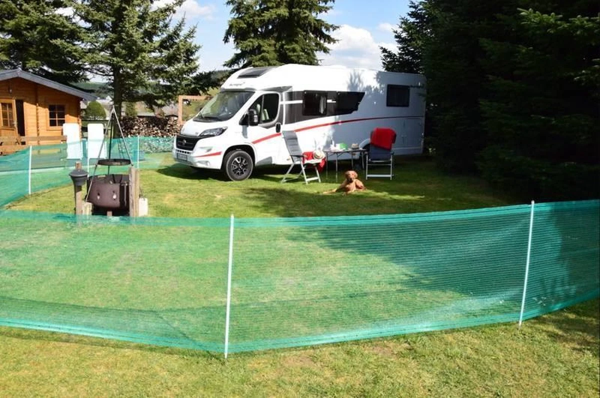 Verplaatsbare Net Afrastering Groen 80cm Hoog - 20m 7 Verplaatsbare Net Afrastering Groen 80cm Hoog - 20m - Afbeelding 7