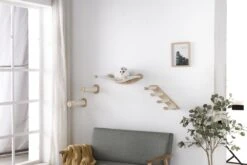 Klimmuur Kat XXL Editie - Krabpaal - Katten Klimmuur - Katten Klim Wand - Met Hangmat -Huisdierbenodigdheden Serie 1200x800 16