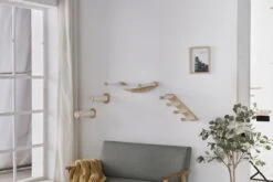 Klimmuur Kat XXL Editie - Krabpaal - Katten Klimmuur - Katten Klim Wand - Met Hangmat -Huisdierbenodigdheden Serie 1200x800 18