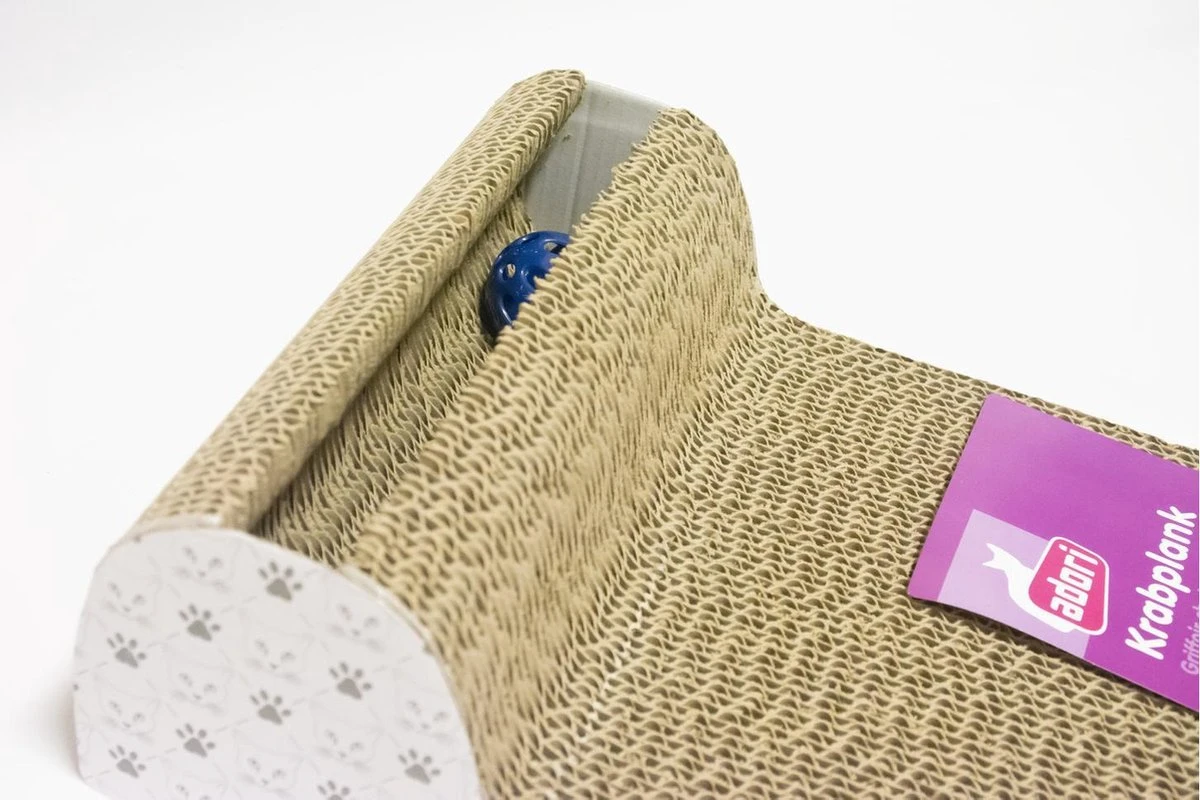 Adori Krabplank Met Spel - Krabpaal - 45x25x11 Cm 5 Adori Krabplank Met Spel - Krabpaal - 45x25x11 Cm - Afbeelding 5