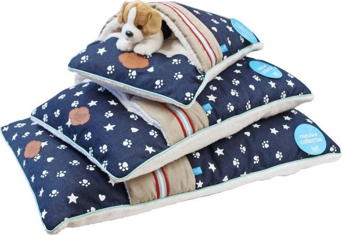 Lief! Kussen Met Slaapzak Unisex - Maat: 67 Cm (L) X 42 Cm (B) 5 Lief! Kussen Met Slaapzak Unisex - Maat: 67 Cm (L) X 42 Cm (B) - Afbeelding 5