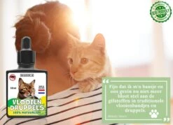 Natuurlijke Vlooiendruppels Voor Katten - Vanaf 4 Kg - 100% Natuurlijk - Vlooien - Zonder Giftige Pesticiden - 30 Ml - Speciale Formule Voor Katten - Vachtdruppels - Made In Holland -Huisdierbenodigdheden Serie 1200x872 5