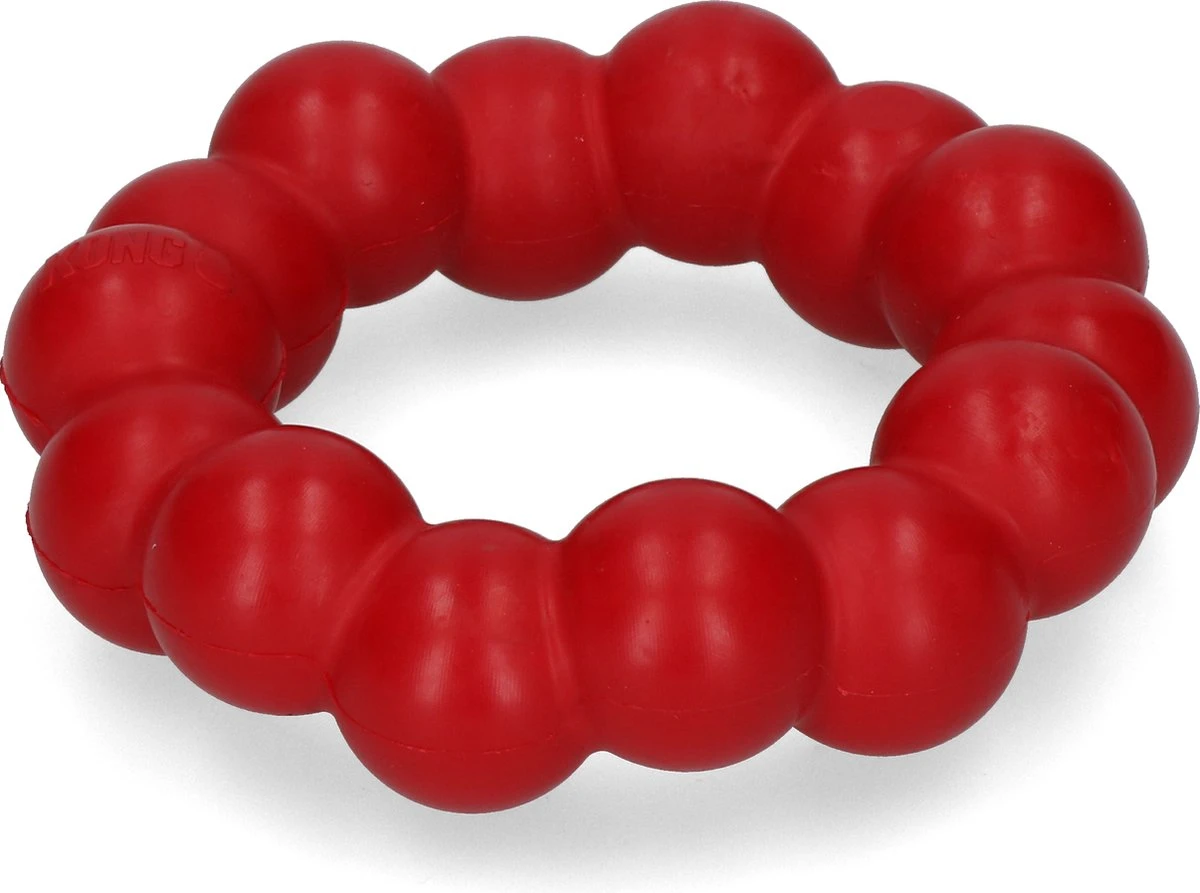 Kong Ring Rood 11x11x3 Cm - Medium/Large 2 Kong Ring Rood 11x11x3 Cm - Medium/Large - Afbeelding 2